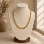 Full Iced Miami Cuban Link Gold Chain Necklace