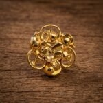 Traditional Gold Filigree Royal Statement Nose Pin