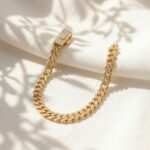 Full Iced Monaco Miami Cuban Link Gold Bracelet