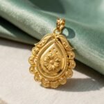 Floral Teardrop Locket