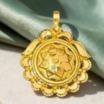 Gold Floral Locket