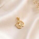 Om Gold Pendant - Image 2