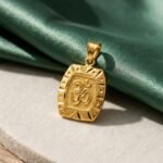 Om Square Pendant