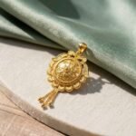 Gold Floral Locket
