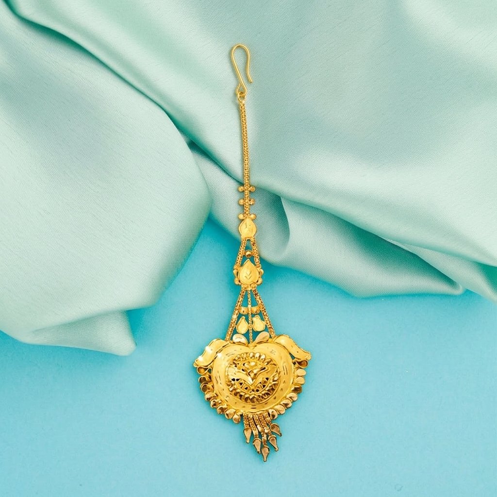 tikka (7) Gold Leaf Medallion Tikka - Image 1